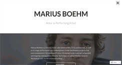 Desktop Screenshot of mariusboehm.com